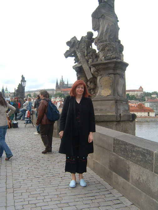 Diana on the Charles Bridge in Prague Diana on the Charles Bridge in Prague